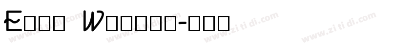 Eggy Wobble字体转换